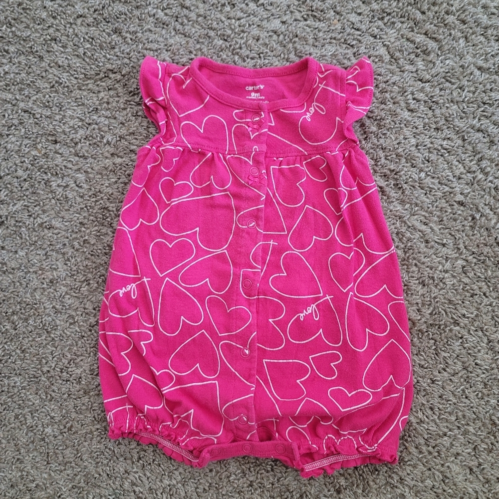COPY - Carters 9 months girls romper